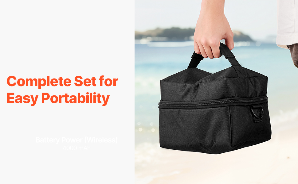 Електрична SUP-насос VEVOR з USB-виходом, 2-ступенева автоматична насос для надувних SUP, наметів, 40 PSI, 12V DC, LED-підсвічування