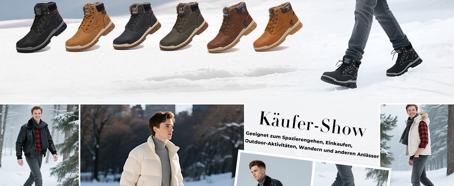 Черевики зимові чоловічі Arriggo Bello, утеплені, антиковзаючі, для трекінгу та хайкінгу, розмір 41-46 EU