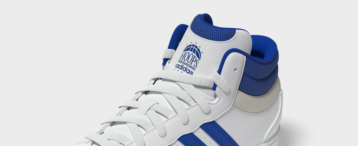 Чоловічі кросівки adidas Hoops Classic Core Black Cloud White, розмір 42 2/3 EU