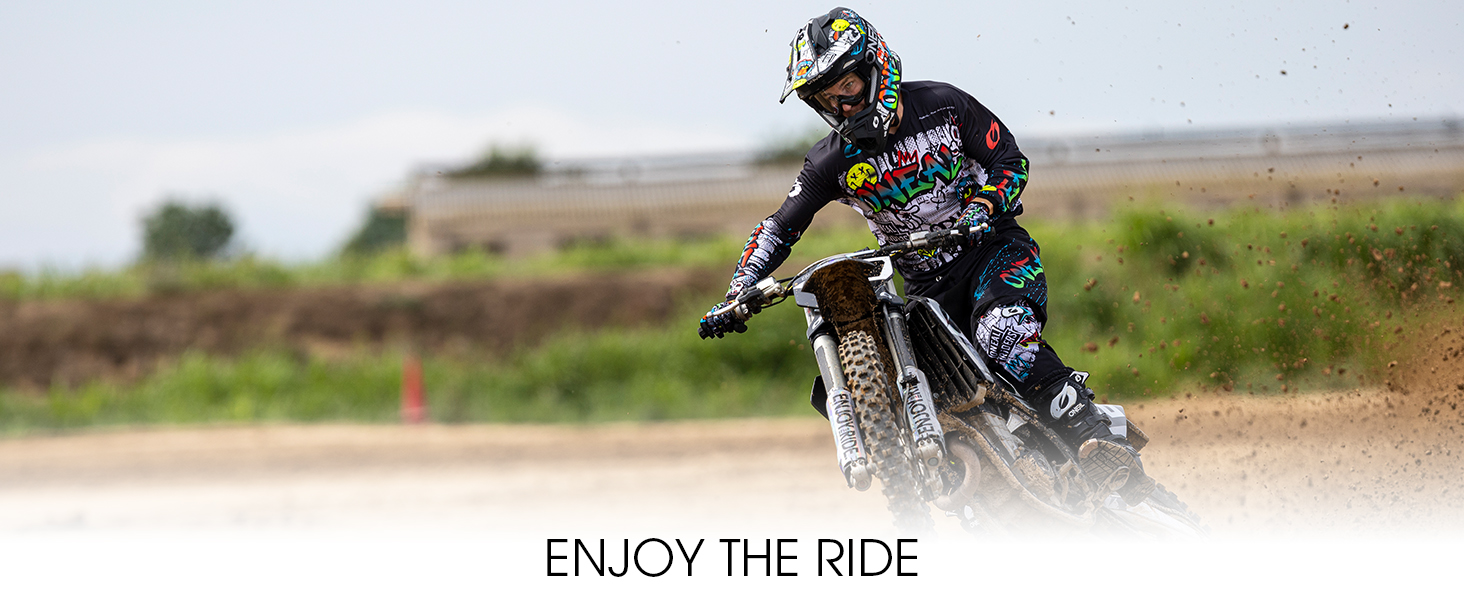 Рукавички O'NEAL Mayhem Carz V.24 для мотокросу, MTB, FR, Downhill - чорний, неоново-жовтий, розмір L