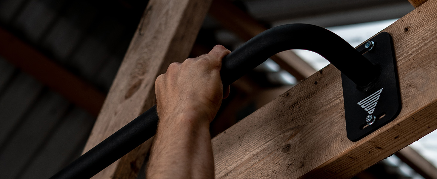 Климмер GORNATION для дверного прорізу: турнік, бруси для підтягувань, віджимань та інших вправ. Ідеально для калістеніки та загального фітнесу (чорний).