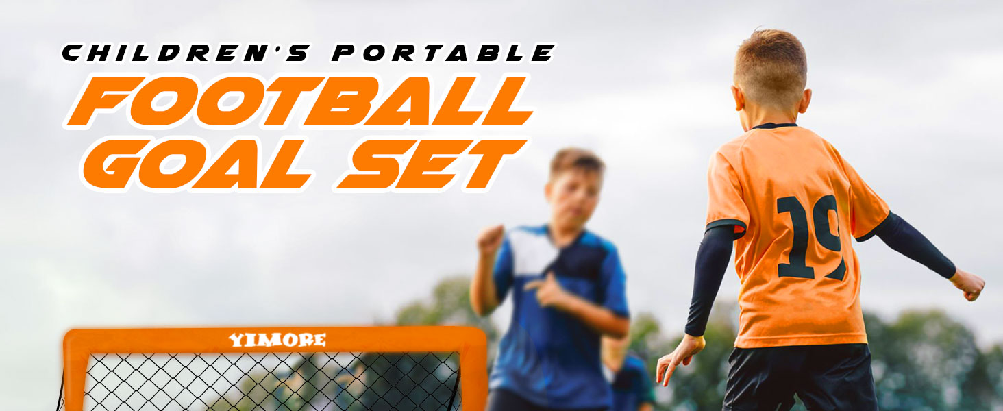 Дитячі футбольні ворота Yimore 3-в-1 для саду з сумкою, тренувальні аксесуари (120 см)
