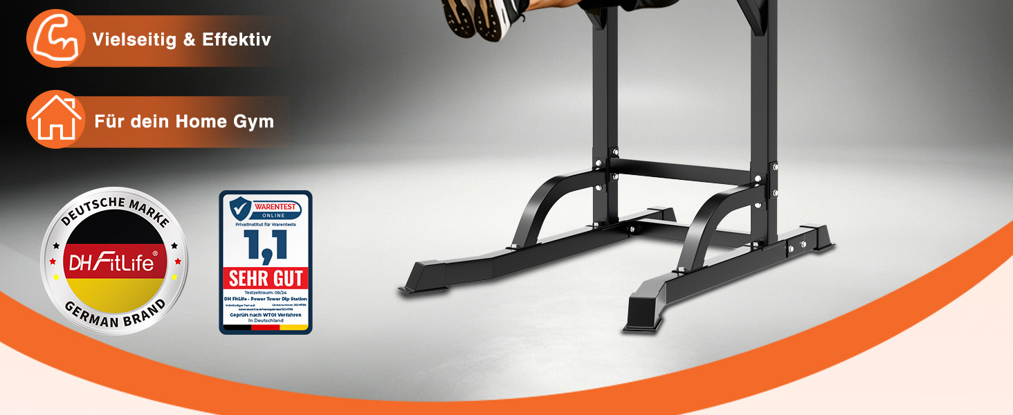 Силовий комплекс DH FitLife Power Tower: турнік, бруси та стійка для віджимань, регульована висота до 222 см, сталевий профіль 50х50 мм, навантаження до 300 кг, тренажер для дому 2026 Pro