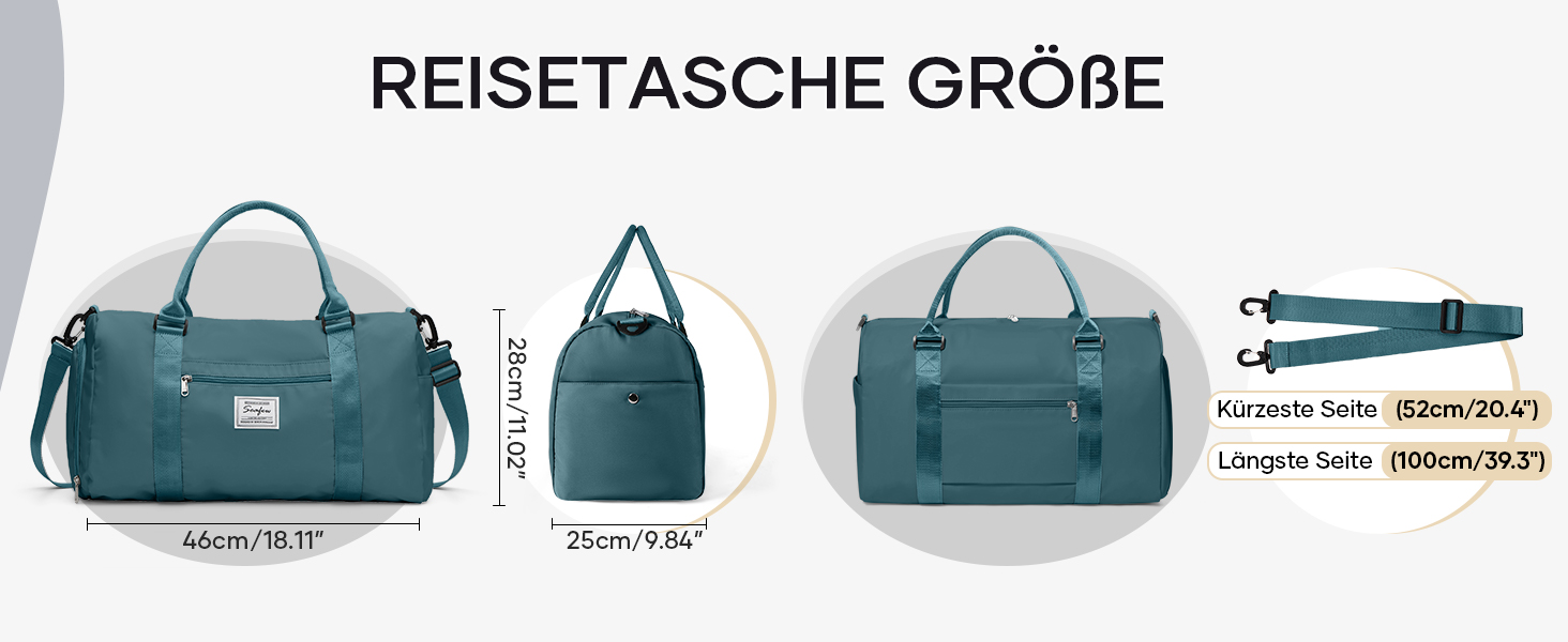 Спортивна сумка-мішок для жінок та чоловіків з відділенням для взуття та мокрих речей. Ідеальна для подорожей, фітнесу, тренувань та плавання. Колір: Павич