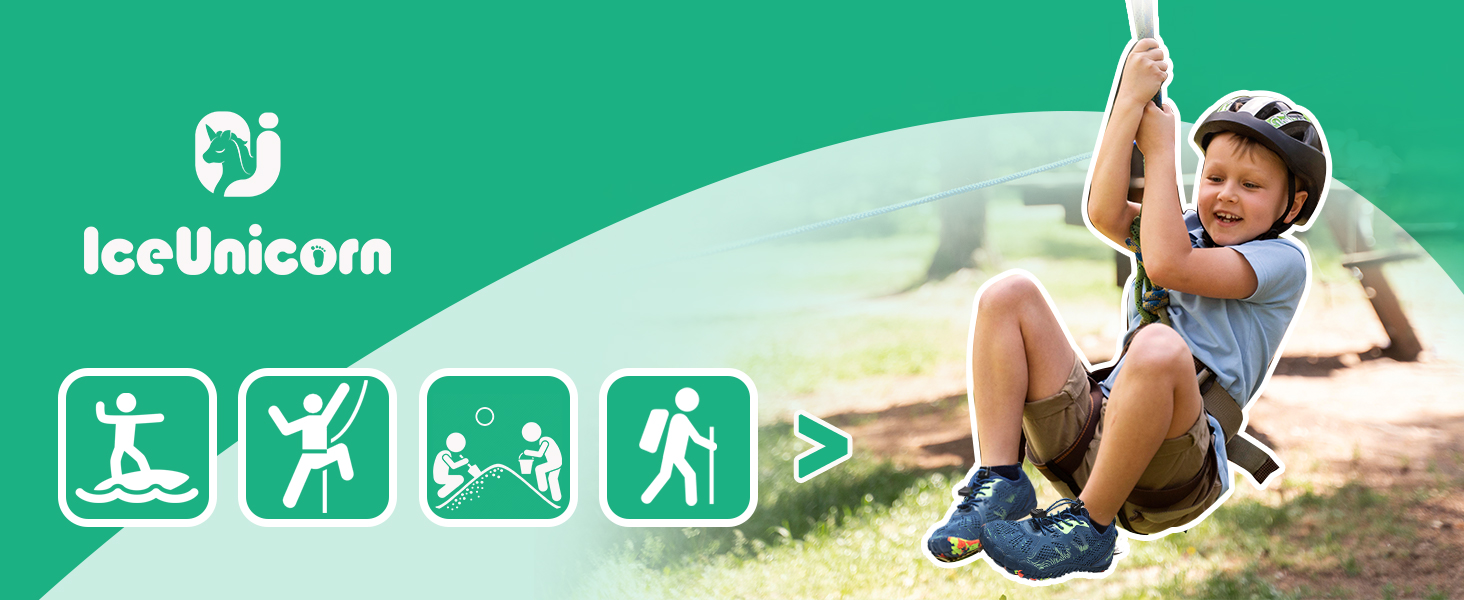 Дитячі шльопанці IceUnicorn для хлопчиків та дівчаток: шкарпетки для плавання, піску, трекінгу, 31 EU