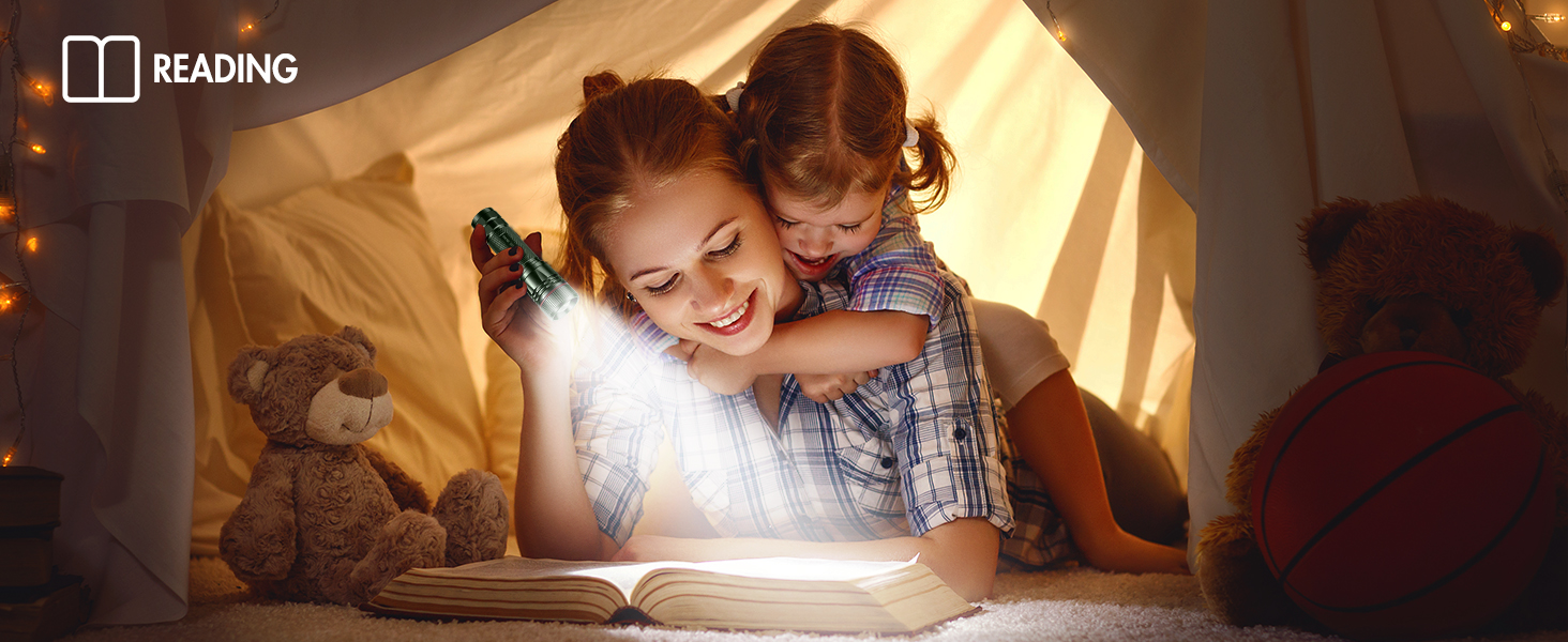 Ліхтарик LED BUCASA, 2000 люмен, 3 режими, збільшення, водонепроникний, для кемпінгу та активного відпочинку (зелений)