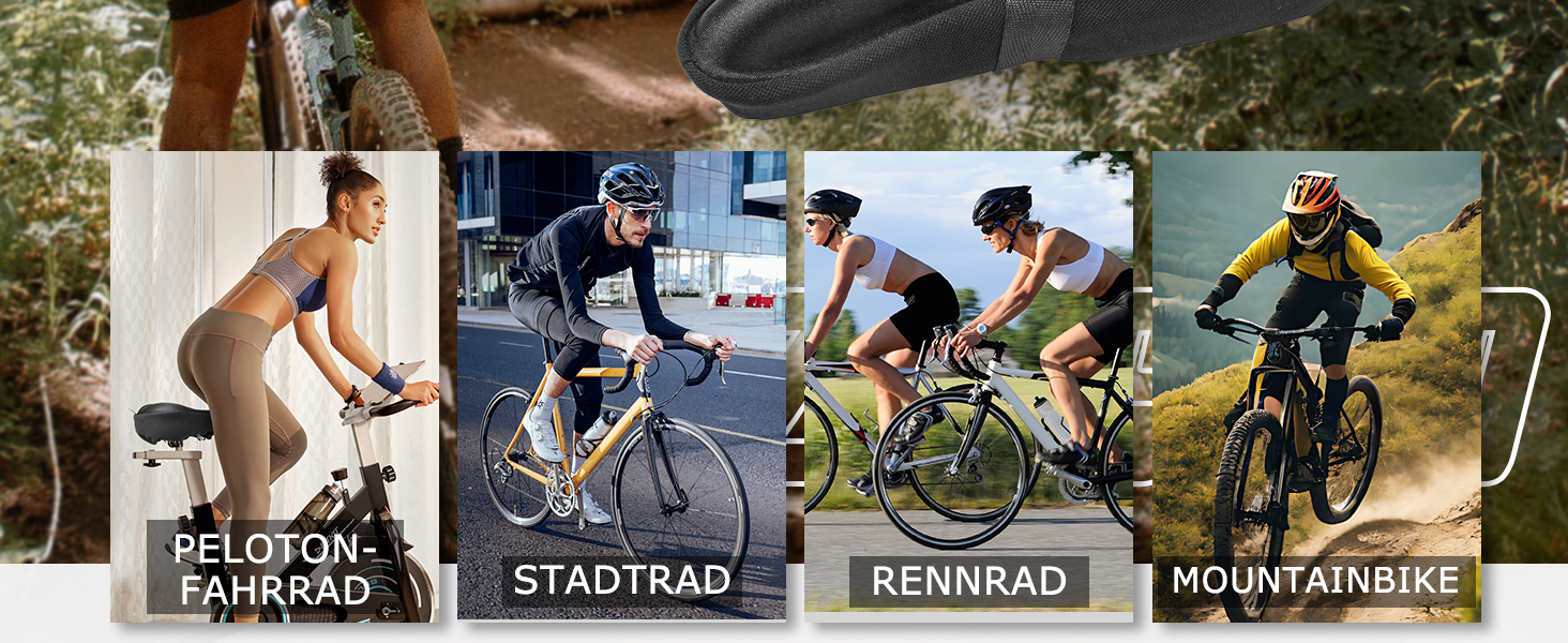 Покриття для сідла велосипеда Zacro Gel Überzug, чорний, 28x19 см. Захист від вологи, комфорт для чоловіків, жінок та дітей.