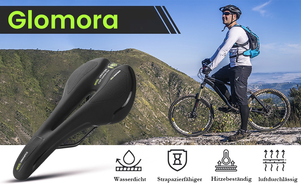 Велосипедне сідло з Memory Foam: зручне, анатомічне, амортизуюче для BMX, шосе, гірського велосипеда