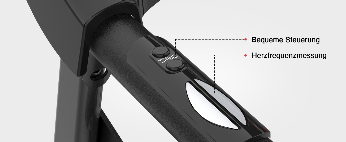 Redliro: тренажер для рівноваги з подовженим поручнем, складний, з підставкою для телефону та чашки, LCD-дисплей, вантажопідйомність 136 кг