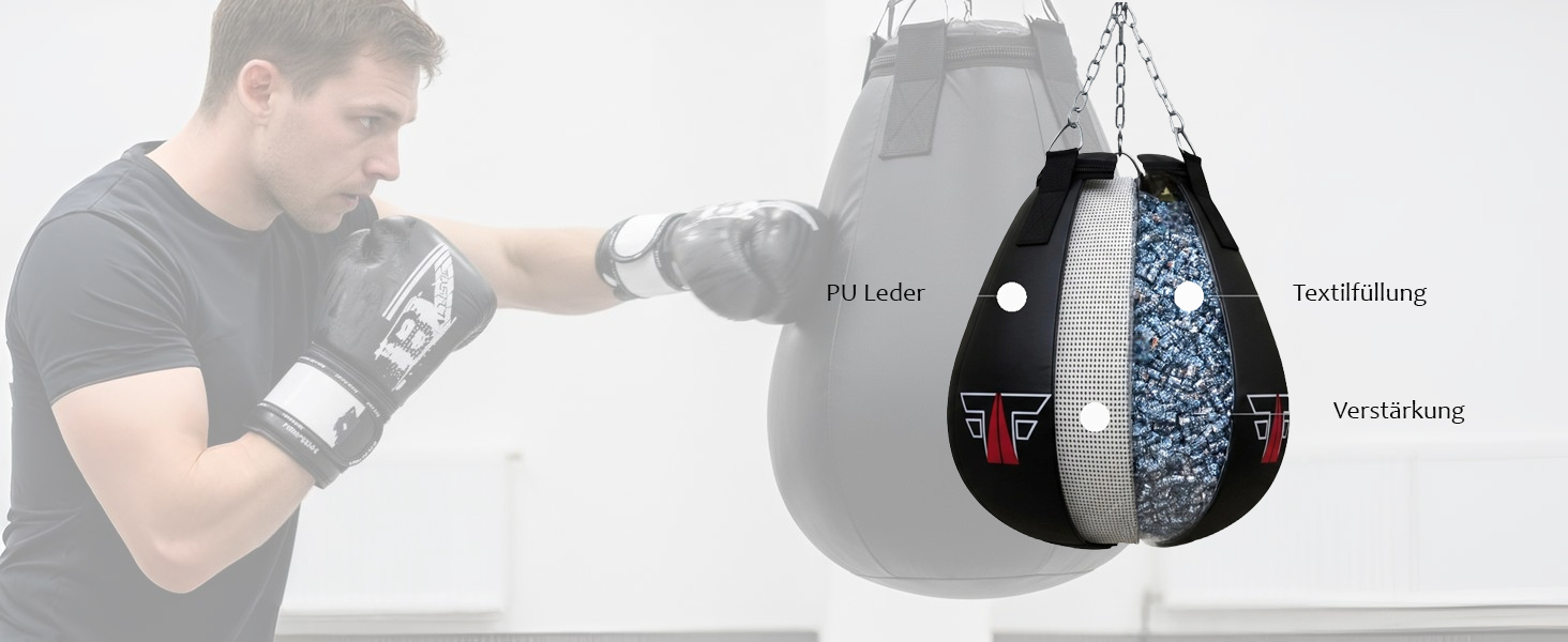 Професійна боксерська груша FOX-FIGHT для тренувань, спарингу, кікбоксингу, ММА та боротьби