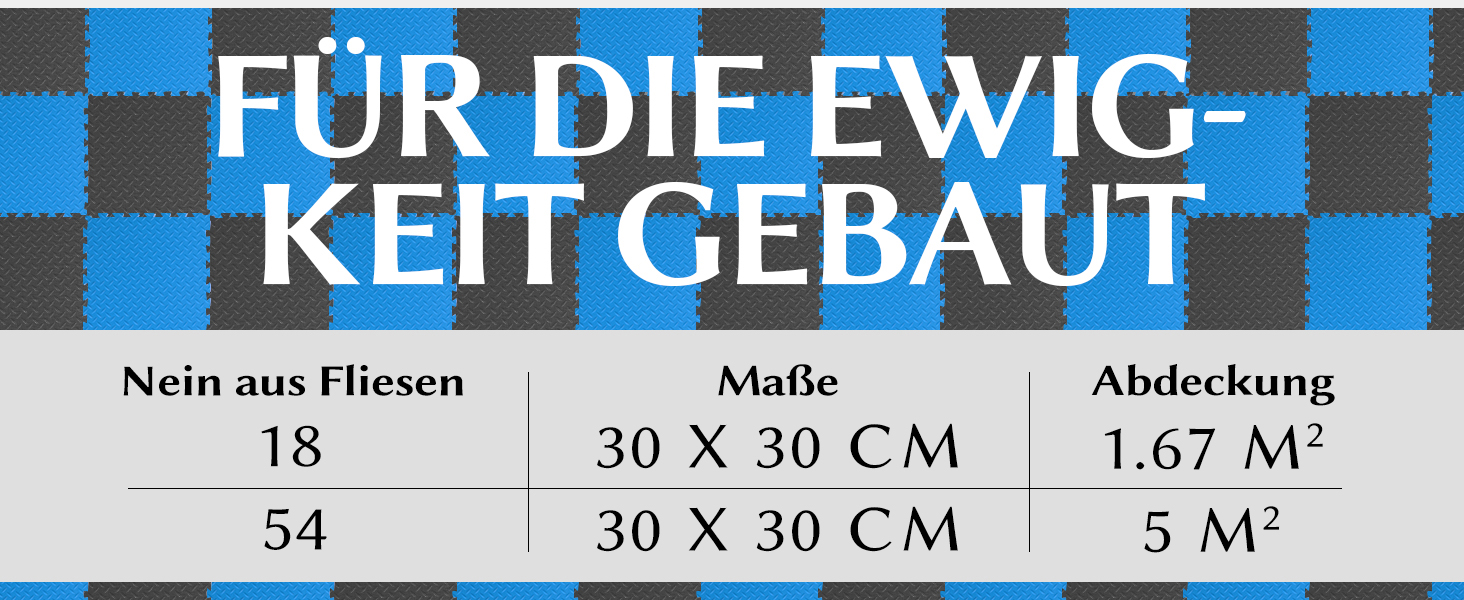Набір пазл-килимків для фітнесу та спорту Amonax, захисний мат з пінопласту 30x30 см, сірий (18 шт, 1.67 м²), для дому, гаража та басейну
