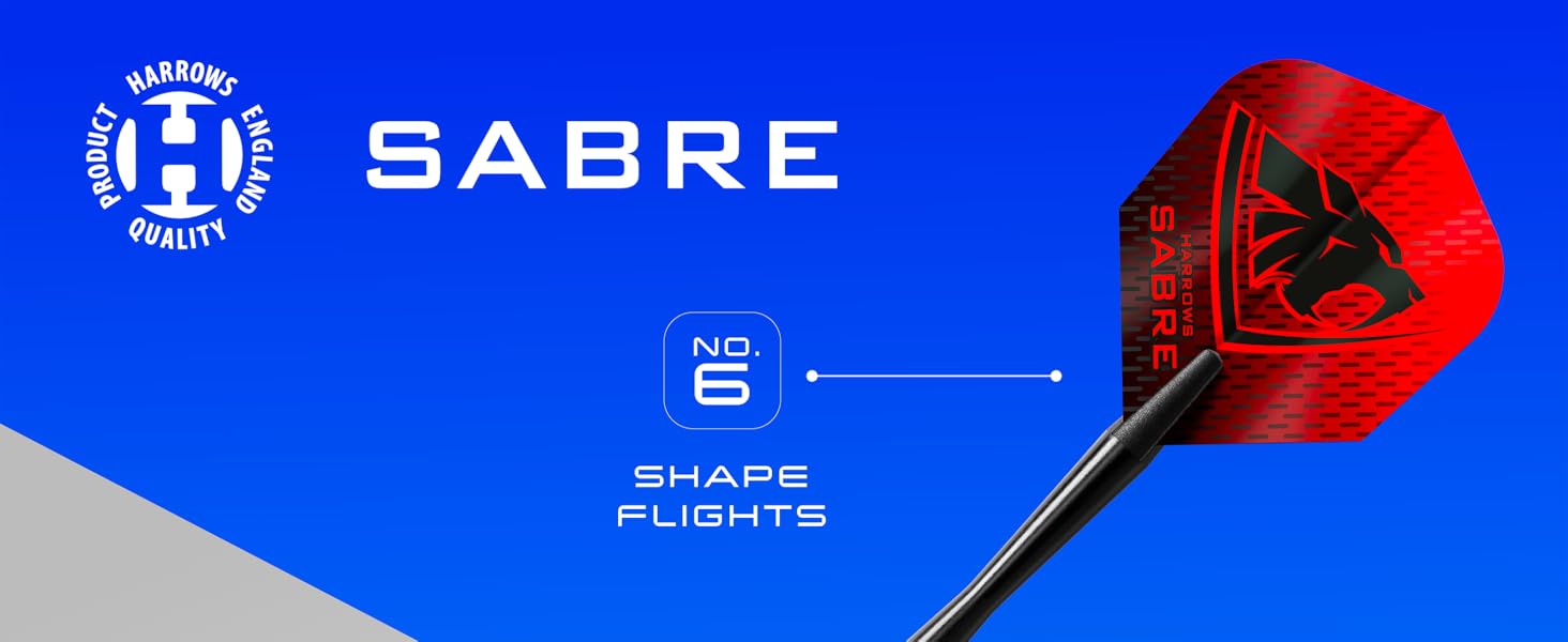 Дарти Harrows Sabre 26 г, сталеві наконечники 90% вольфрам, набір 16 шт. з кейсом та запасними частинами