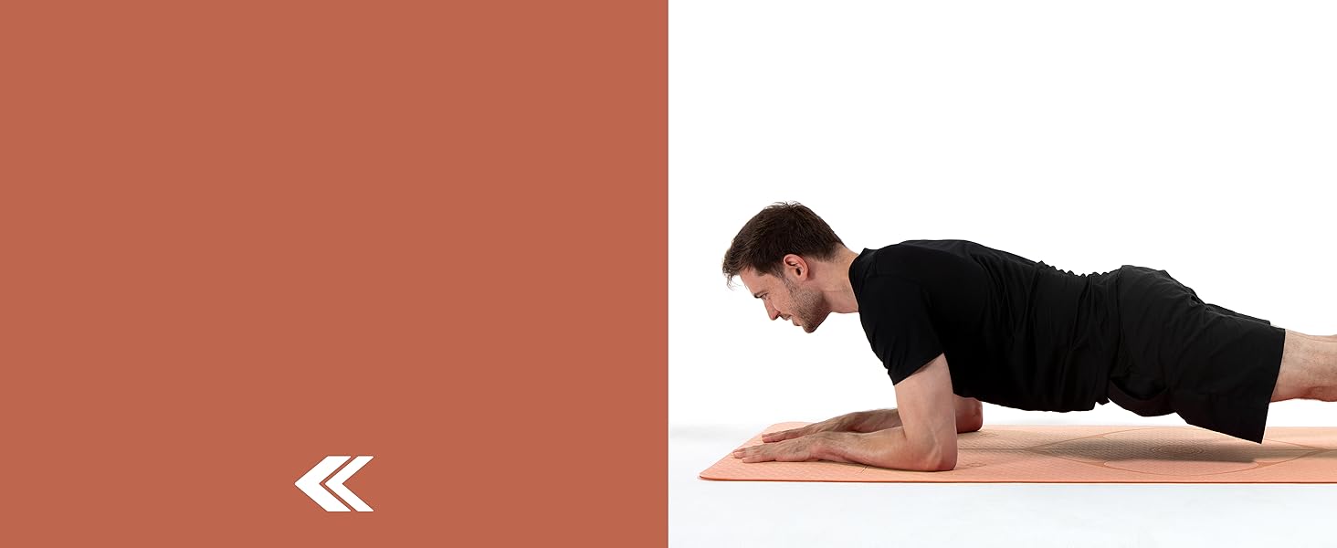 Килимок для йоги з нековзким покриттям – 6 мм, коричневий. Ідеальний для занять йогою та пілатесом вдома та в залі.