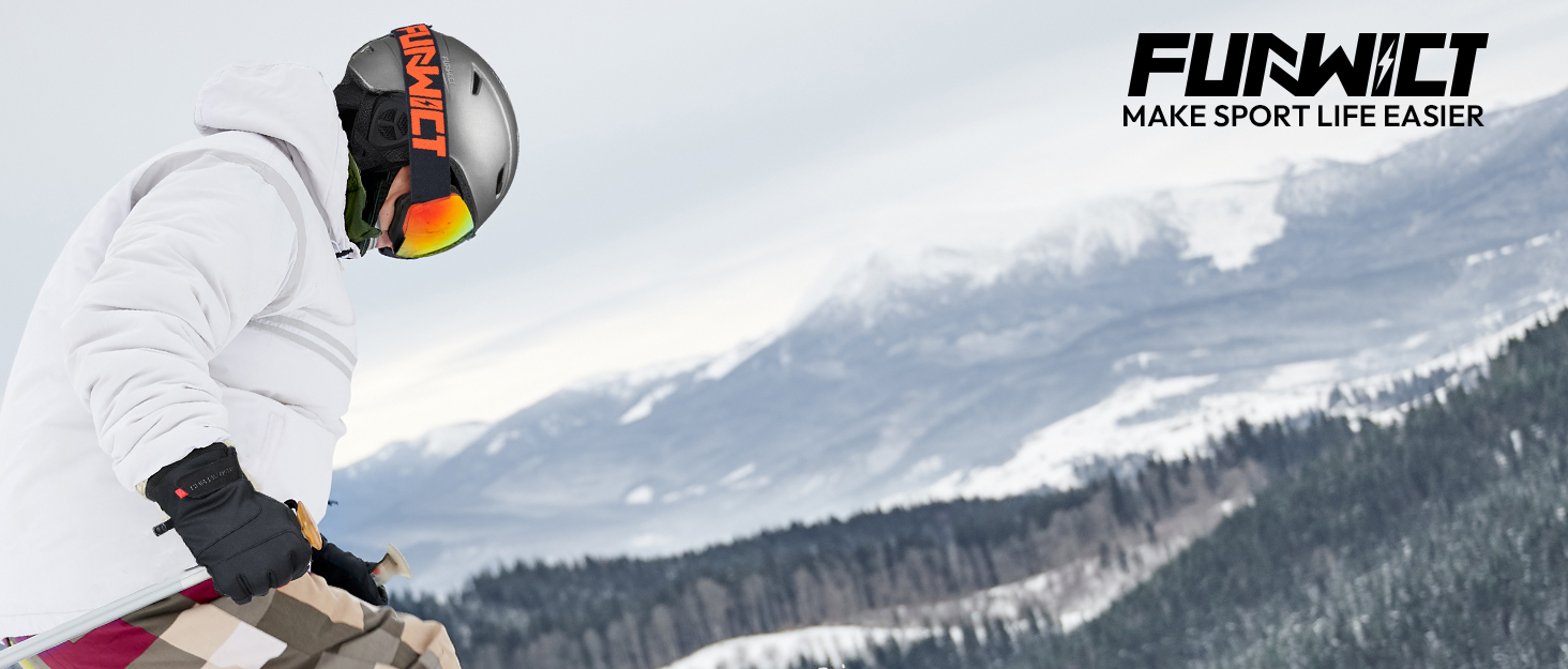 Шолом для лижного спорту, унісекс, чорний, 59-61 см. Регульований, з 12 вентиляційними отворами та знімним підкладкою та навушниками