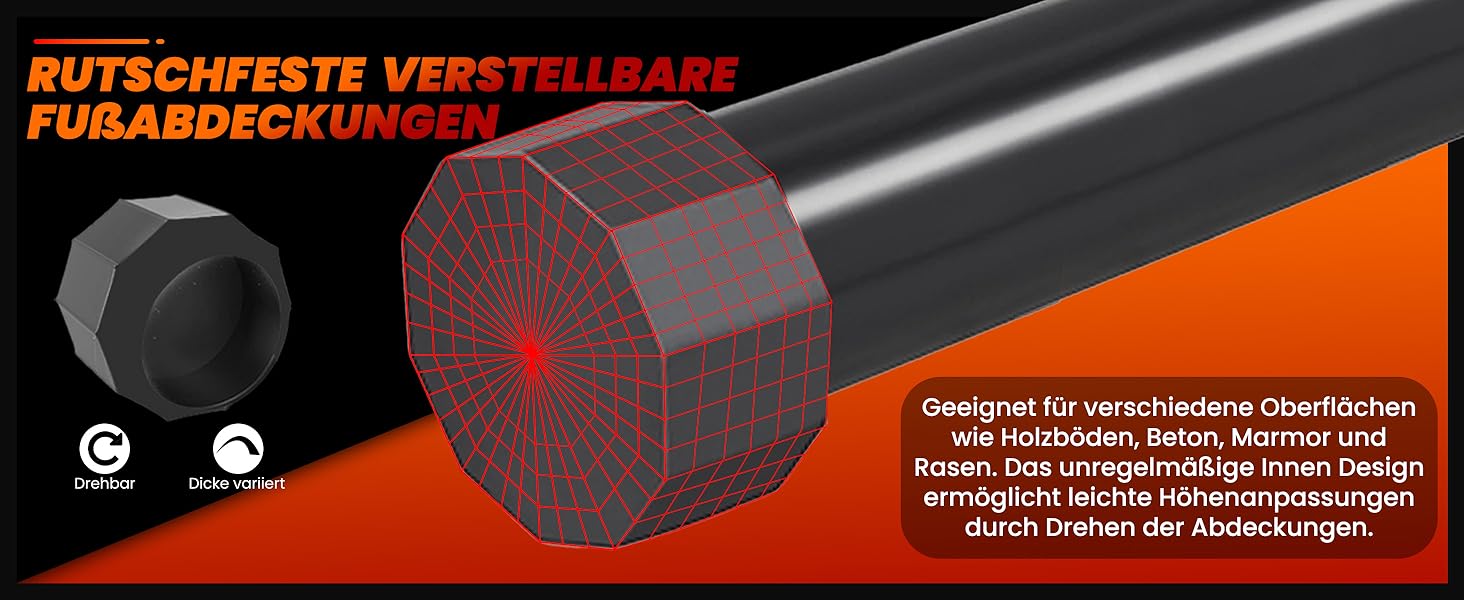 Стойка для підтягувань Klimmzugstange Freistehend - Power Tower для дому, тренажер для силових тренувань, чорний/червоний
