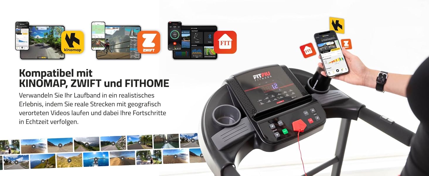 Біговий тренажер FITFIU MC-200: компактний, складний, з LCD-дисплеєм та пульсометром для дому та офісу