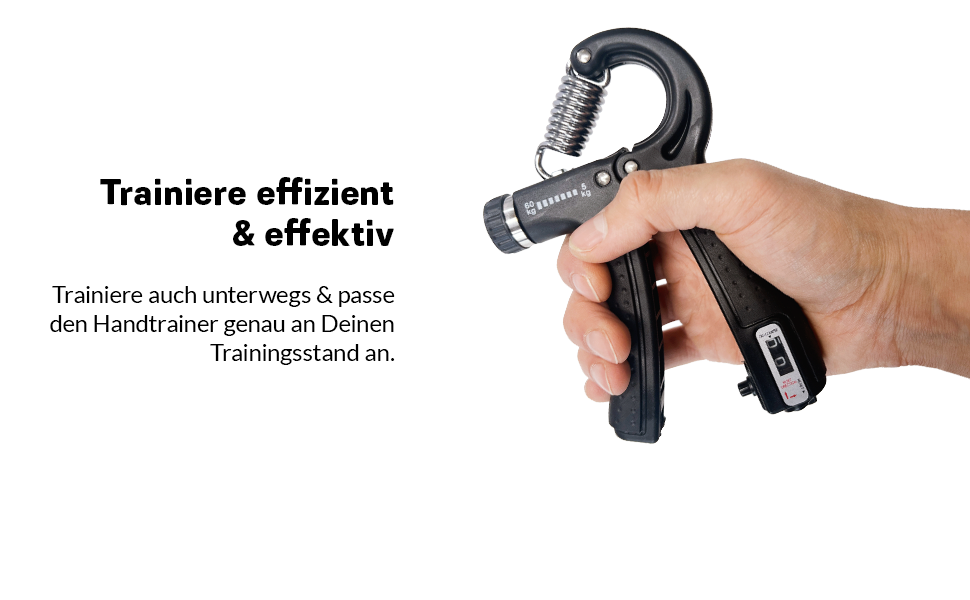 Набір для тренування кисті рук - 5 шт. (гумовий, кільцевий, м'ячик) з сумкою - тренажер хвата - опір 5-60 кг