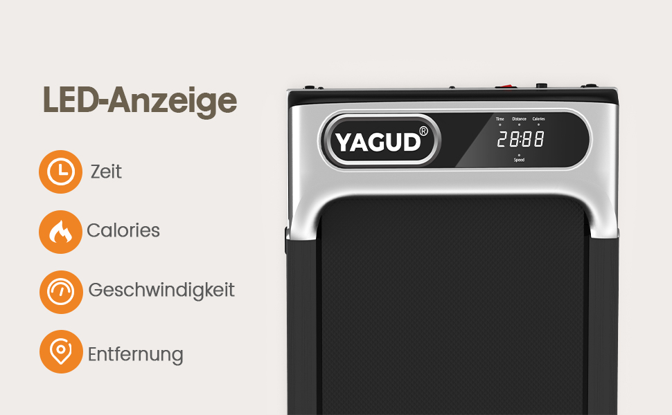 Складана бігова доріжка для дому та офісу Walking Pad, 2.5 к.с., з LED-дисплеєм та пультом керування, компактна підстольна доріжка для ходьби