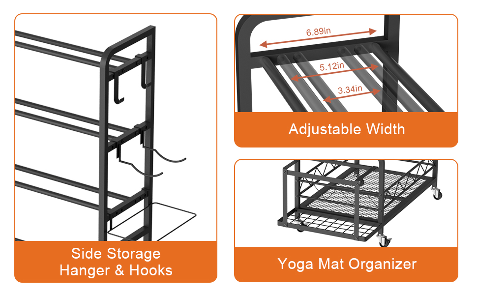 Стойка для гантелей на 4 рівня з коліщатками, з кошиком, для дому, фітнесу та силових тренувань