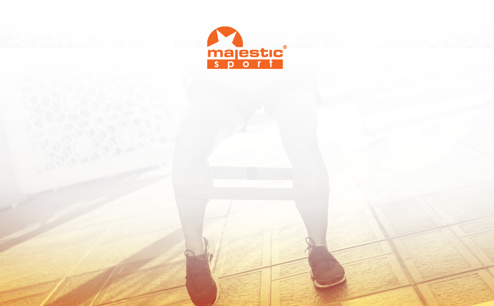 Набір фітнес-гумок Majestic Sport 5 шт. для фітнесу, пілатесу, йоги та м'язового розвитку (Booty Band, Mini Home Band)