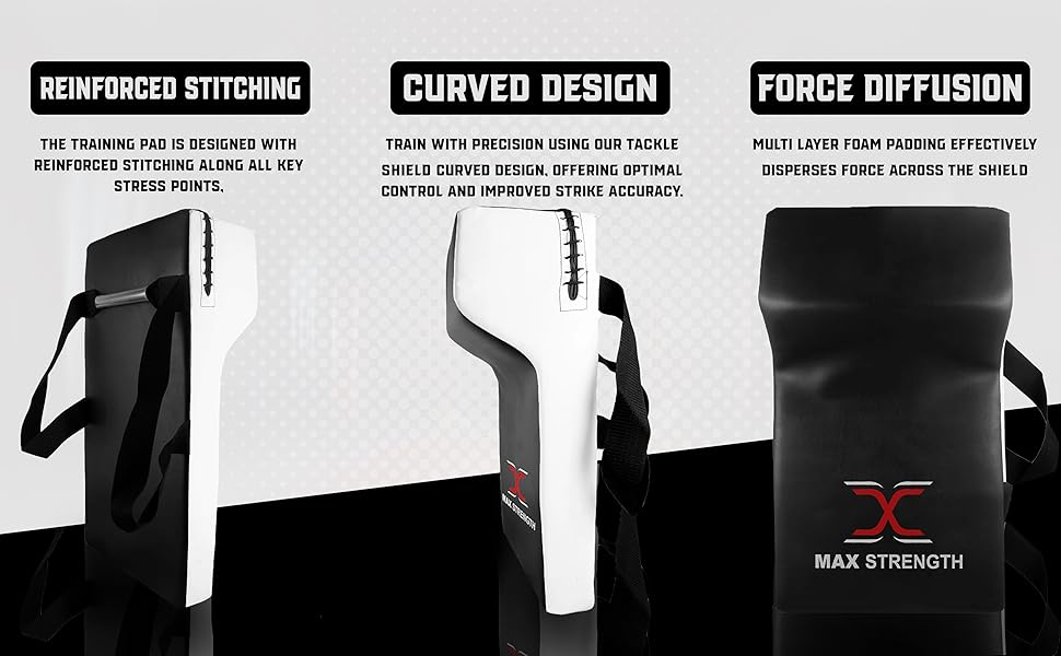 Захисний щит для регбі Max Strength, професійний, міцний, високощільна піна