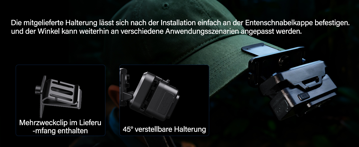 LED налобний ліхтар Sidark з акумулятором, 2 шт. - 8 режимів, сенсор, водонепроникність IPX7, магнітний, для кемпінгу та активного відпочинку