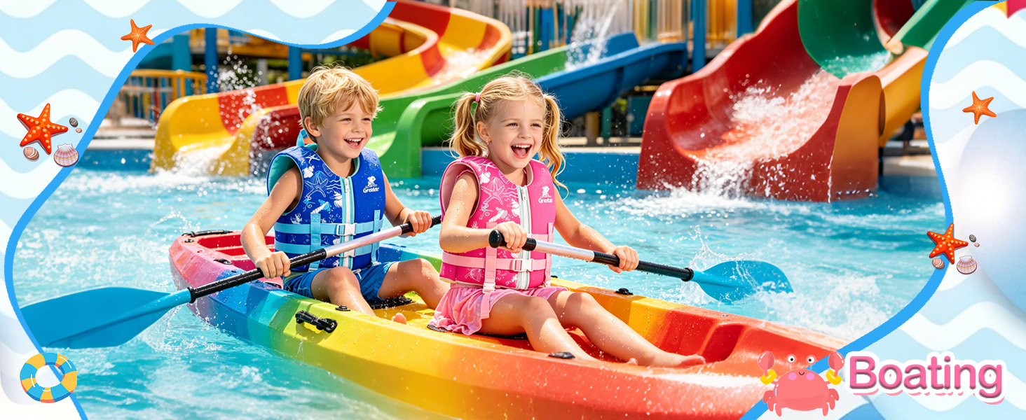 Дитячий рятувальний жилет Kinder Schwimmweste Neopren, рожевий, L (6-9 років / 30-35 кг)