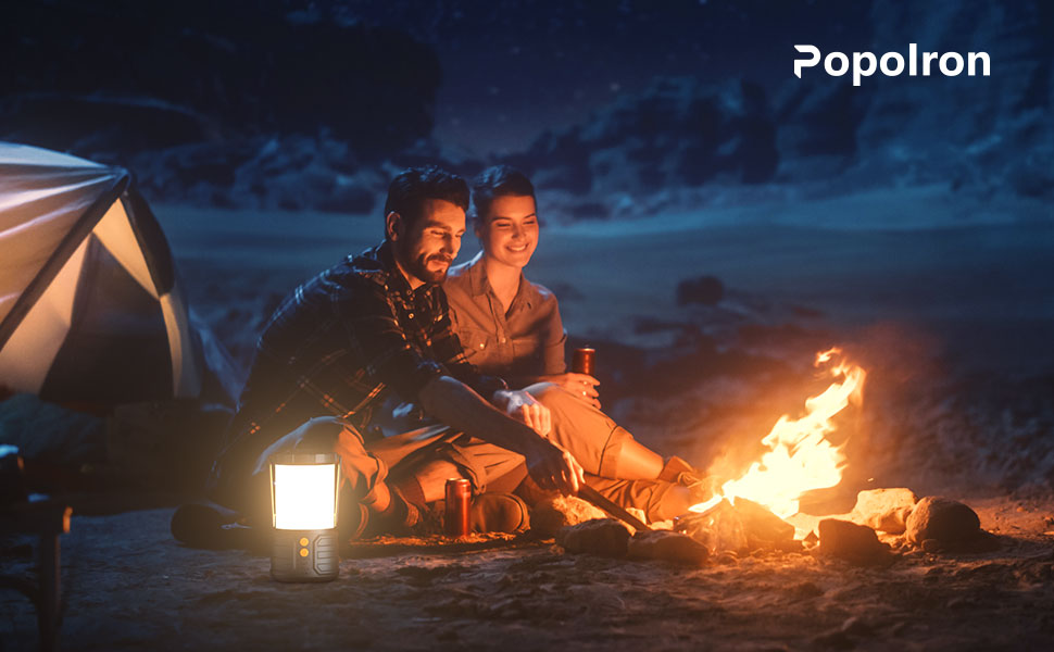 LED кемпінгові ліхтарі 2 шт., 5000mAh, перезаряджувані, водонепроникні, 3 кольори, для кемпінгу, намету, дому
