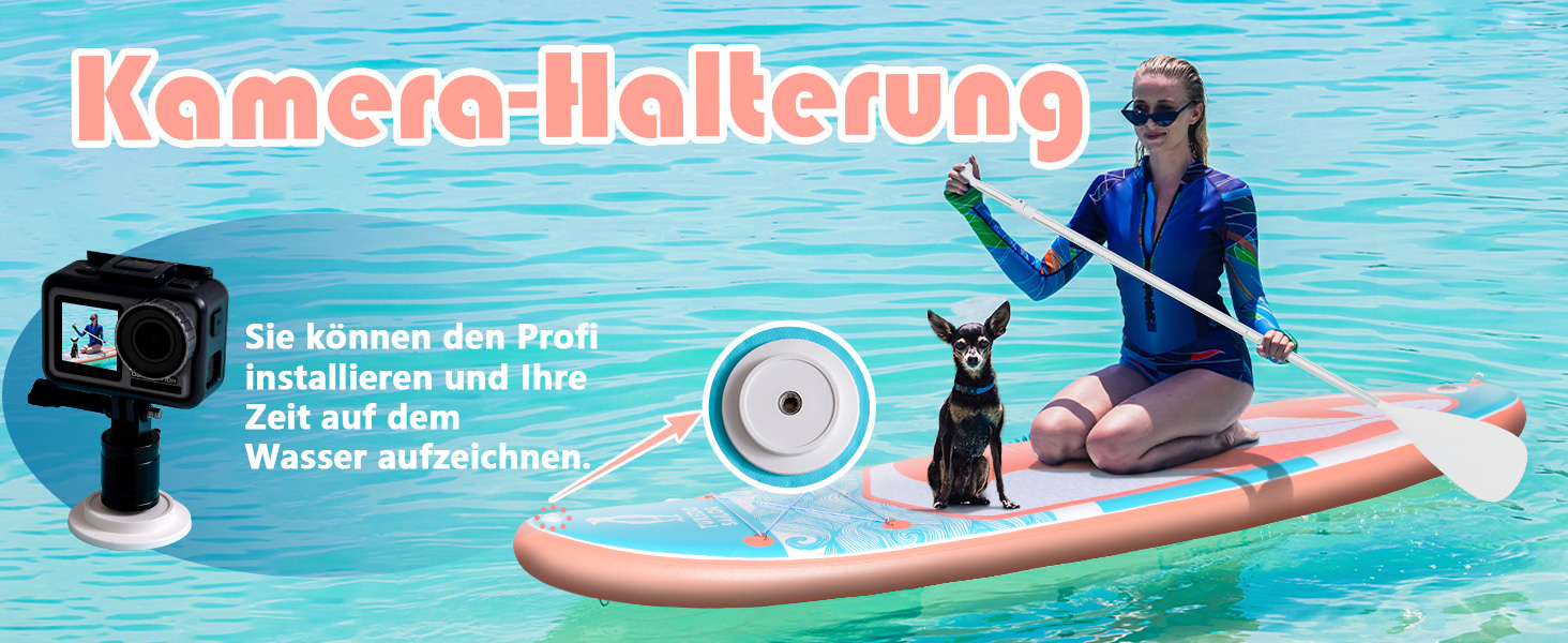 Надувне SUP-борд Tuxedo Sailor з аксесуарами, для дорослих та підлітків, блакитний та жовтий (блакитний та рожевий)