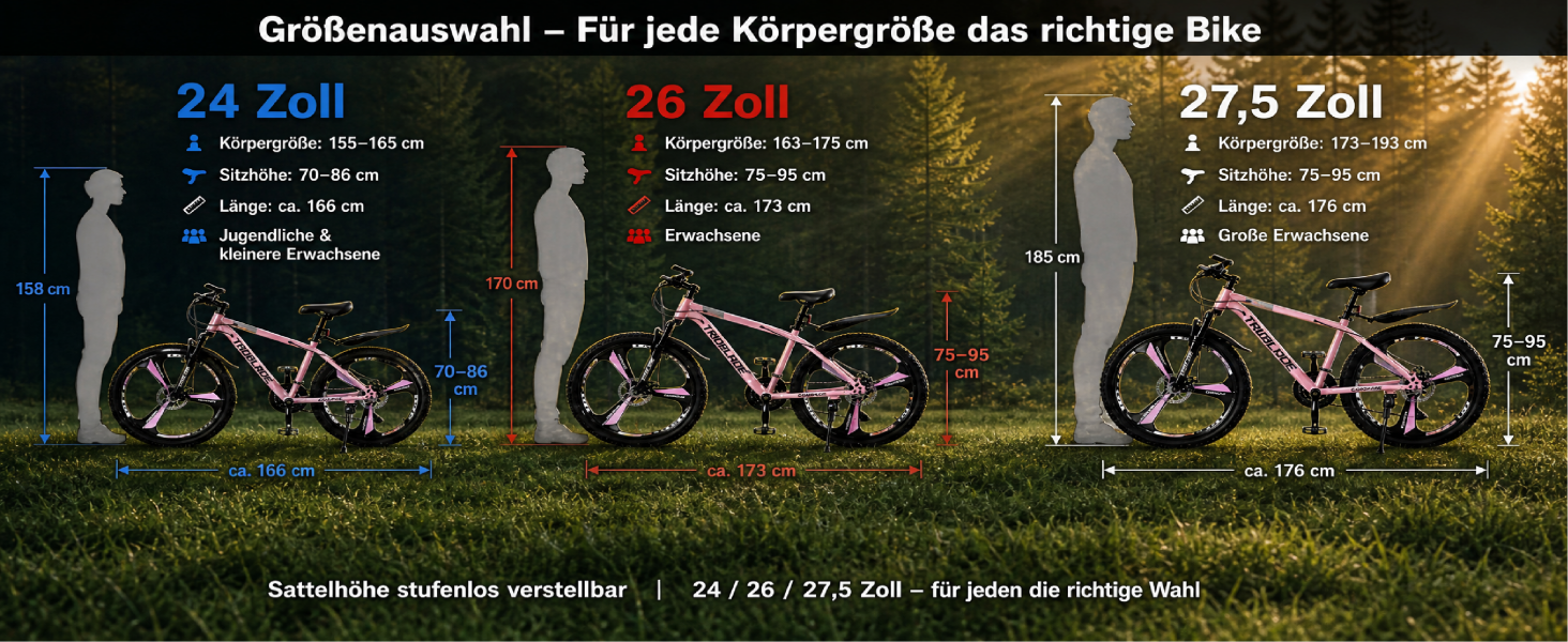 Гірський велосипед MTB 24 дюйми, 21 швидкість Shimano, Hardtail з амортизатором, дискові гальма, чорно-червоний