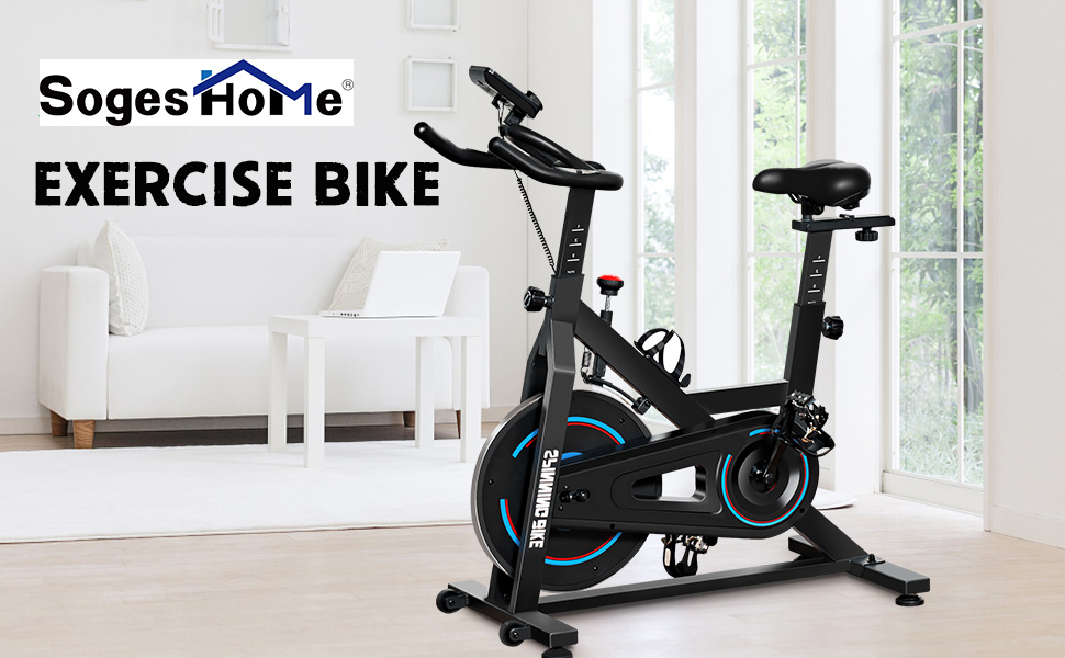 Велотренажер SogesHome Fitnessbike, магнітний, регульований, до 120 кг