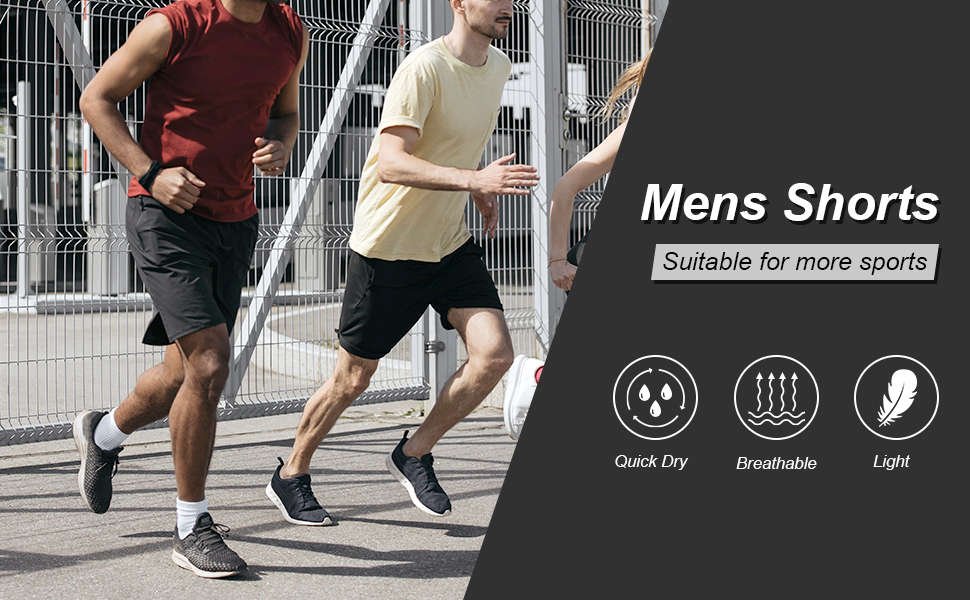 Чоловічі спортивні шорти 2-в-1 для бігу, тренувань та активного відпочинку (M, синій з камуфляжною підкладкою)