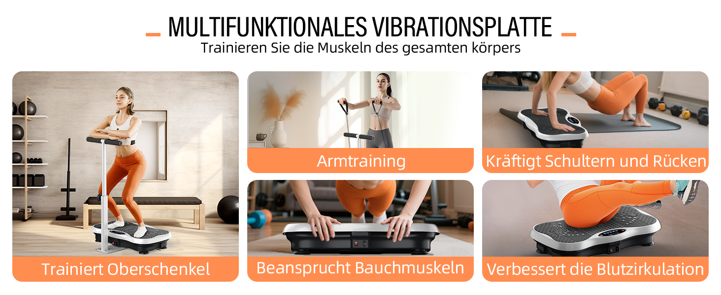 Віброплатформа для дому з пультом та Bluetooth, Vibro Shaper для всього тіла