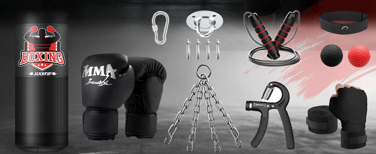 Набір для боксу Boxsack-Set: важкий мішок 120см та боксерські рукавички 12oz (MMA, карате, кікбоксинг, бокс, муай-тай)