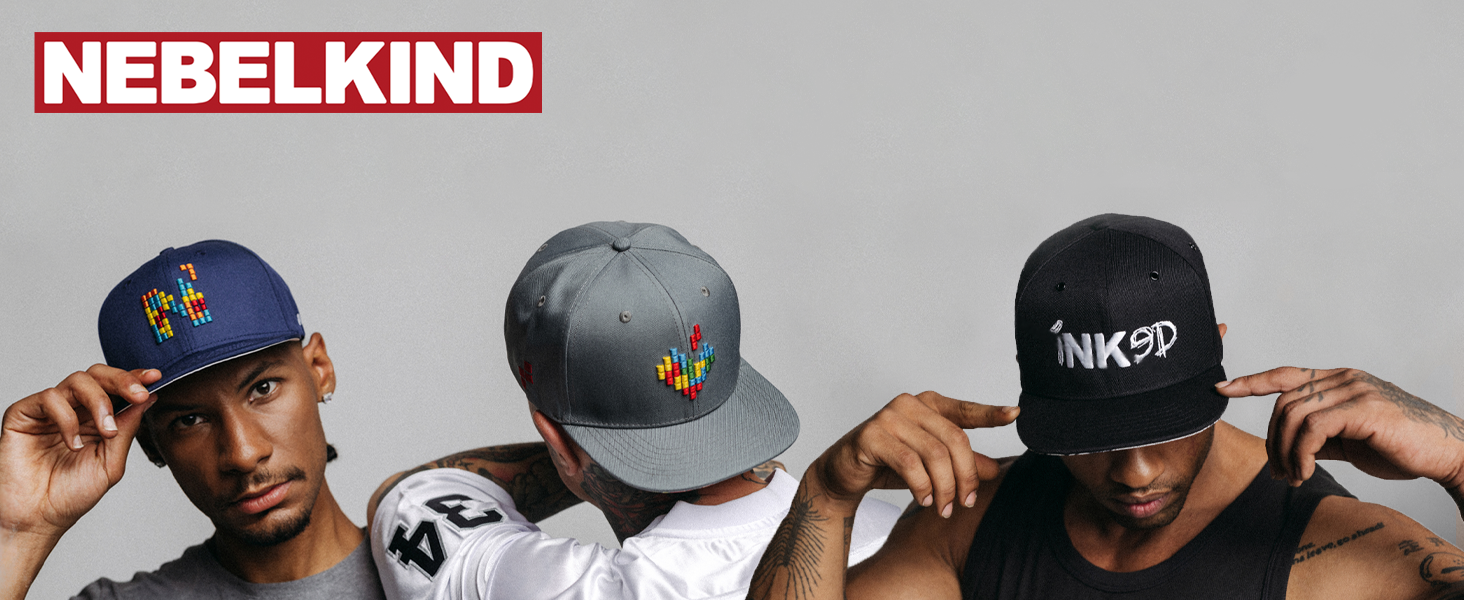 Кепка-снэпбек Nebelkind Unisex з принтом «Колючий дріт», регульована бейсболка в стилі streetwear з прямим козирком, чорна