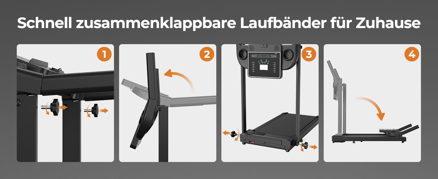 Біговий доріжка для дому Walking Pad - складаний електричний біговий доріжка зі столом для офісу. Тиха, компактна, 10 км/год, чорний.