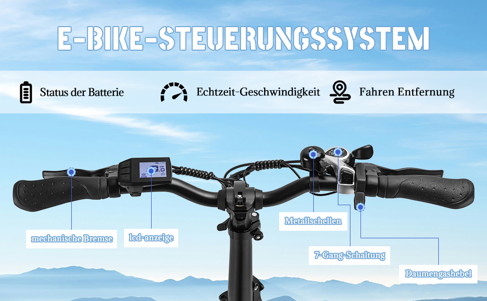 Електровелосипед Nakxus 20F213 E-Bike 20", 250Вт, 36В, 7-шв. Shimano