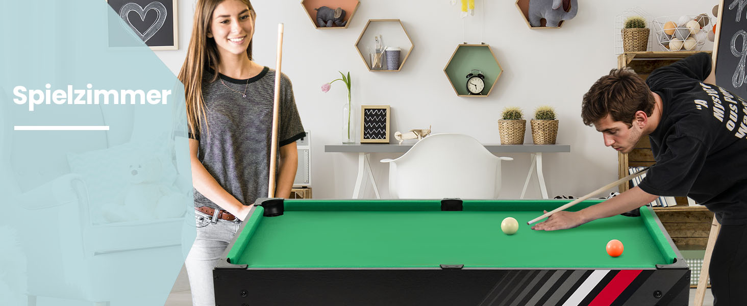 DREAMADE 4-в-1 ігровий стіл: футбол, хокей на повітрі, більярд, теніс. Для дітей та дорослих