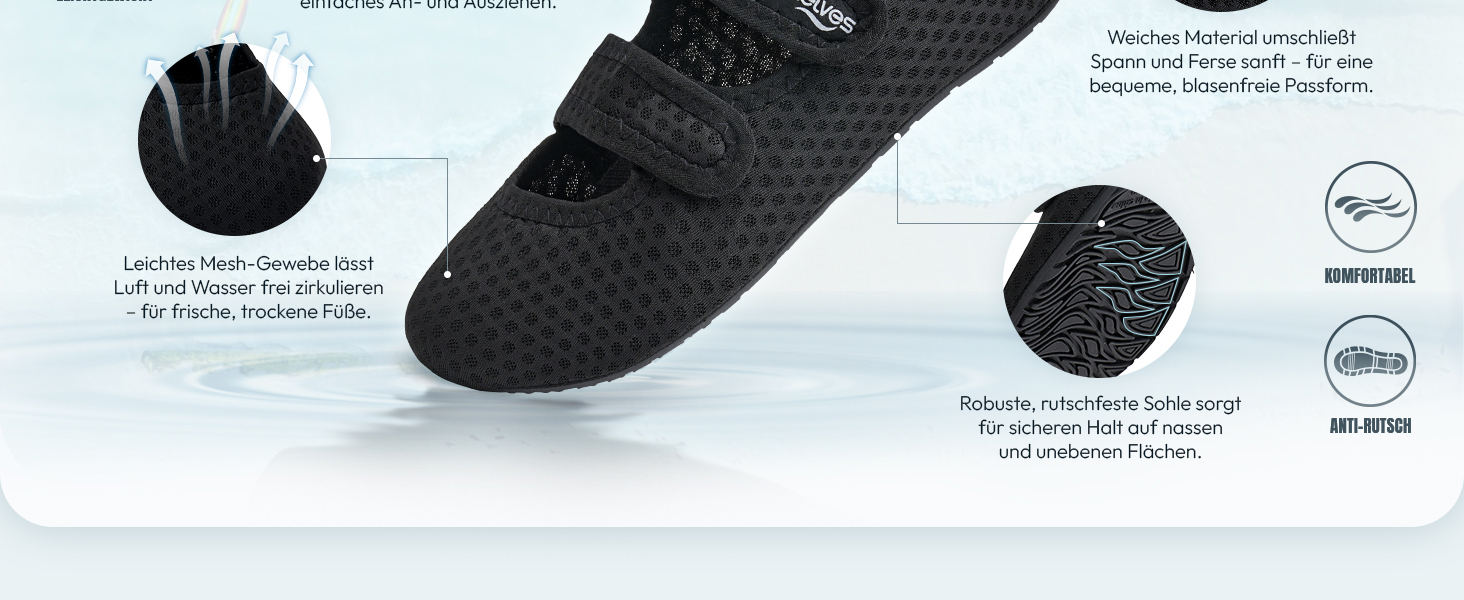 Водні шльопанці/черевики WateLves для плавання та відпочинку на пляжі (унісекс, леопардовий принт, колір: світло-коричневий, розмір 38/39 EU)