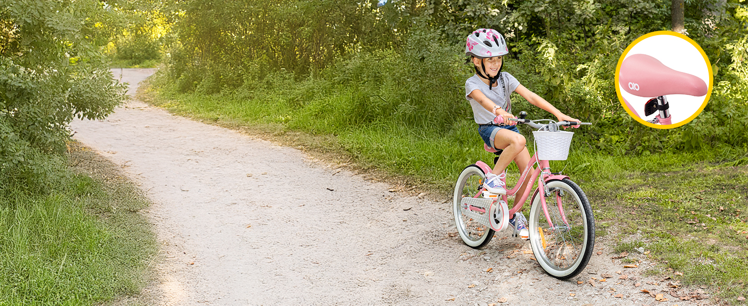 Дитяче велосипед Actionbikes Starlight | 12/16/20 дюймів - V-Brake гальма - для дітей 2-9 років - захист від бруду спереду та ззаду | Велосипед для дівчаток та хлопчиків