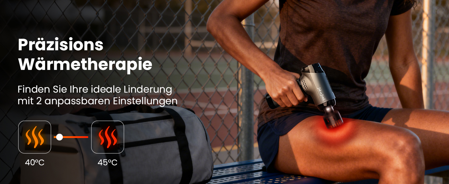 Масажер для тіла BOB AND BRAD T2 Ultra з підігрівом та терапією червоного світла. Професійний масажер глибоких тканин для спортсменів. Портативний масажер для відновлення м'язів. Подарунок для чоловіків та жінок.