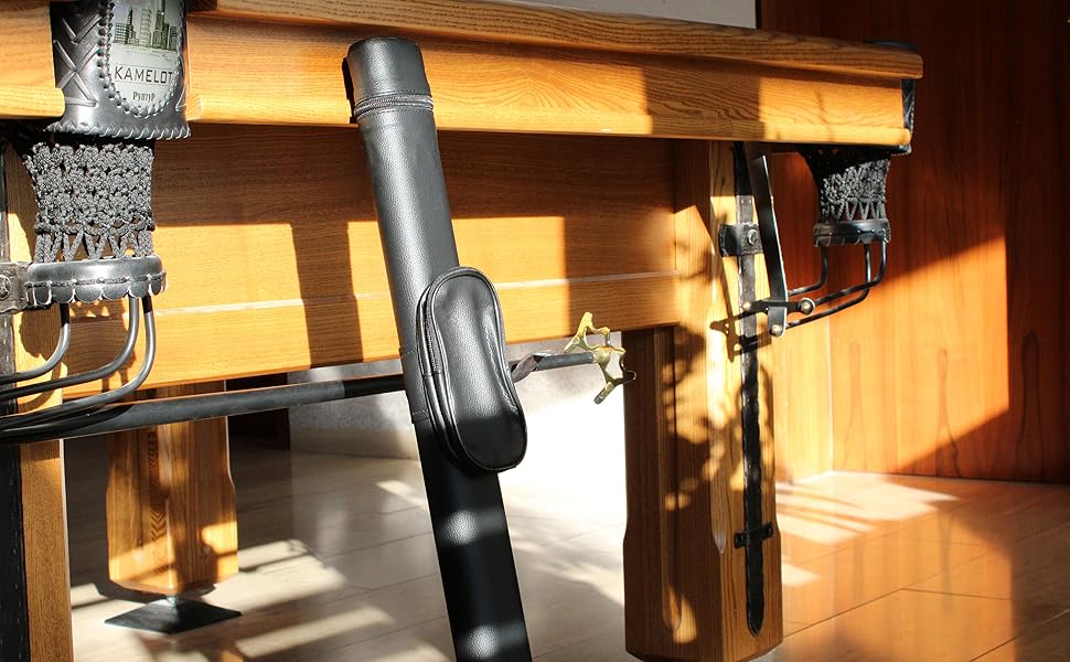 Чохол для кия для більярду BILMAG Cue Player II, 82 см, чорний/зелений