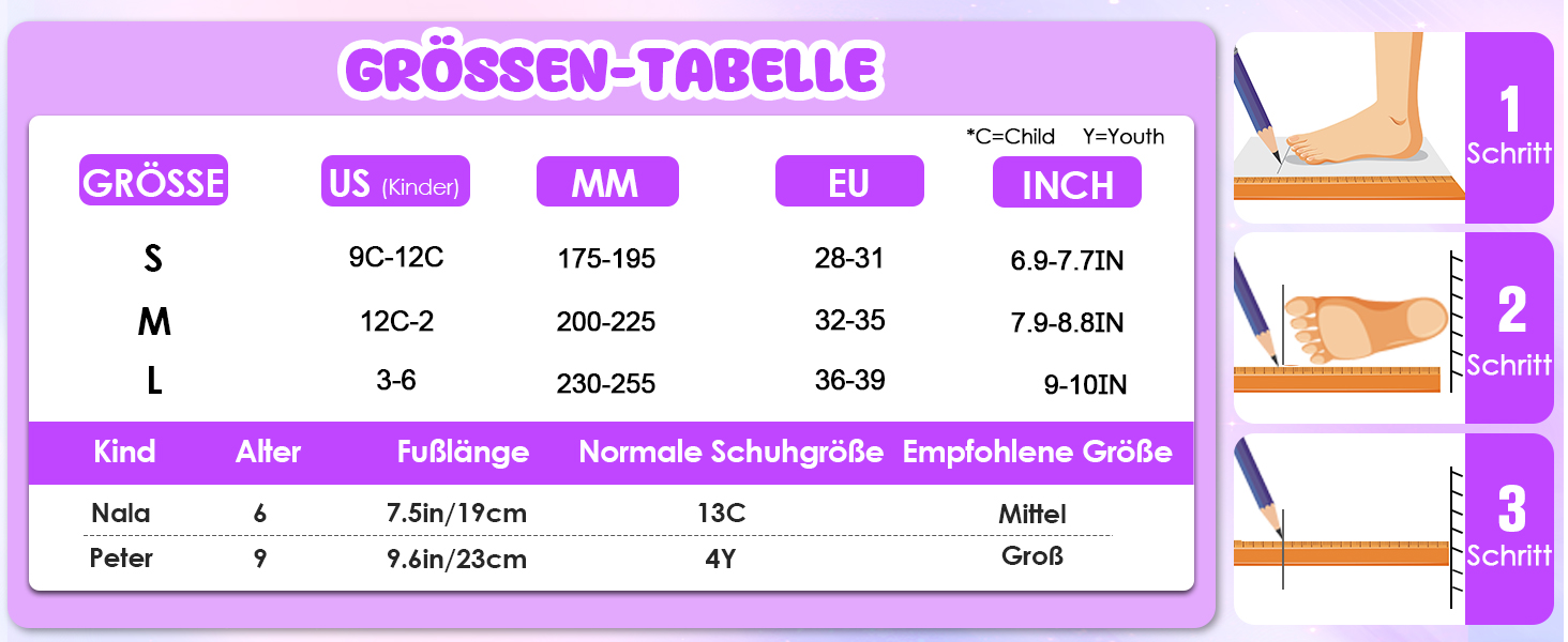 Роликові ковзани для дітей, регульовані, 4 розміри, для дівчаток та хлопчиків, підходять для початківців, зручні та дихаючі, рожево-фіолетові