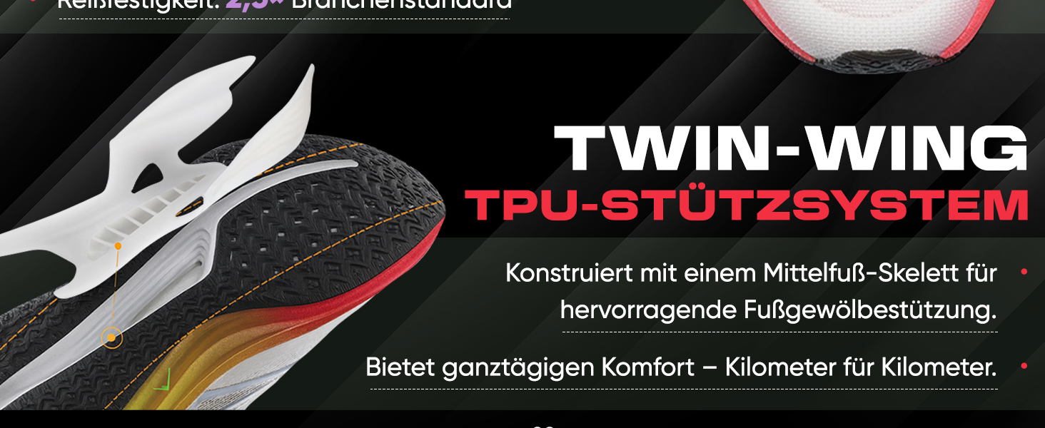 XTEP Professionelle бігові кросівки для чоловіків, 2000 км, висока амортизація, для тренувань та змагань, спортивне взуття, ідеально для тривалих пробіжок (від 10 км), розмір 40 EU, білий, неоновий лайм, зелений