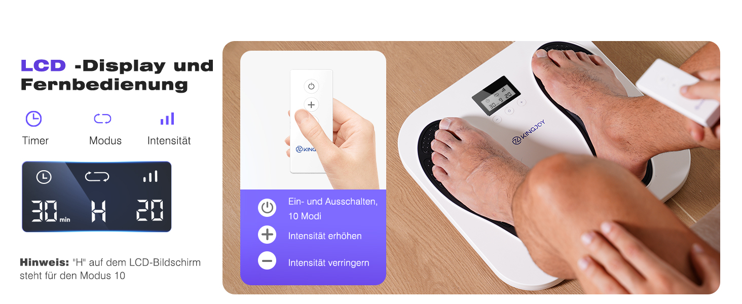 Масажер для ніг та тіла Medic EMS TENS - стимулятор кровообігу з 10 режимами та 20 рівнями інтенсивності. Зменшує біль при п'ятковому фасціїті, невропатії та болю. Білий колір.