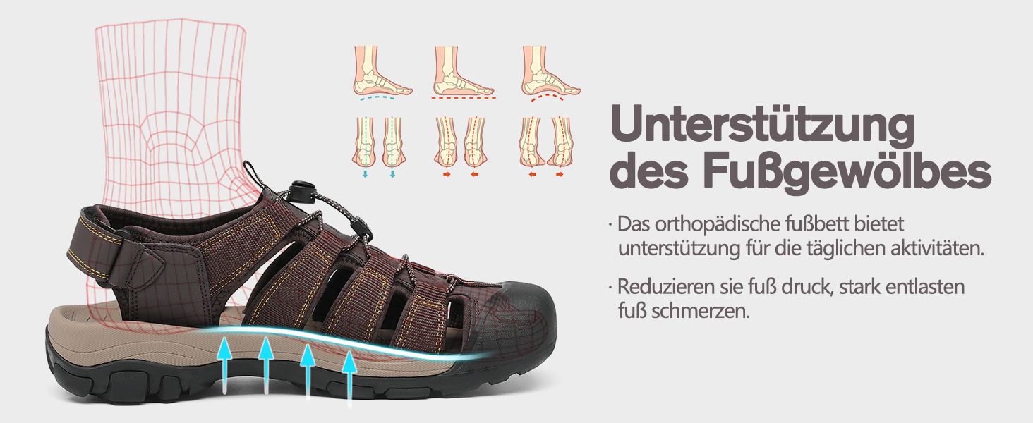 Чоловічі сандалі FLARUT літні трекінгові спортивні закритим носком, зелені 43 EU