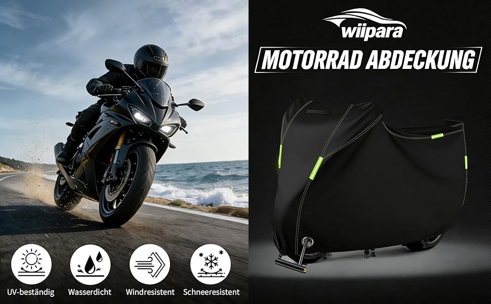Водонепроникний чохол для мотоцикла та скутера 210D Oxford (200x105x125 см) — захисний зовнішній тент від дощу, снігу та UV-випромінювання, XXS