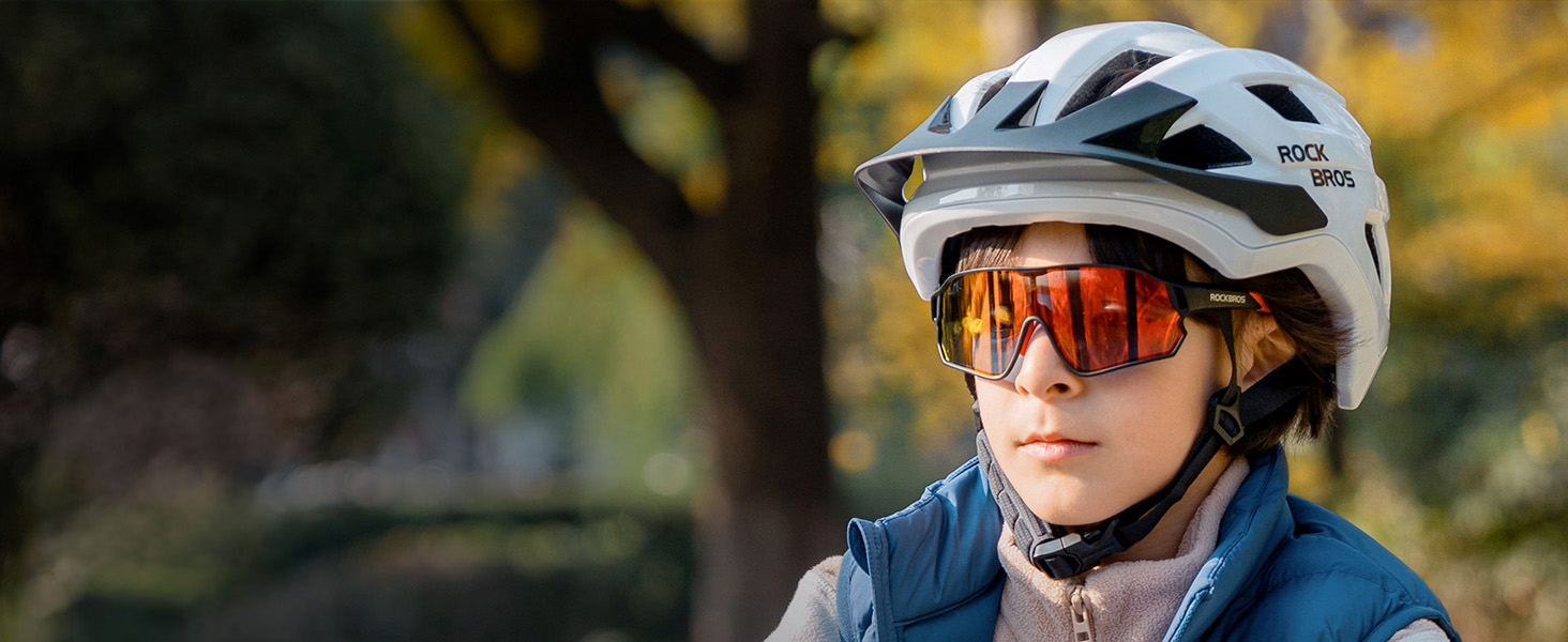 Шолом ROCKBROS дитячий інтегрований велосипедний, Fullface знімний захист підборіддя, BMX, MTB, Downhill, помаранчевий, розмір M