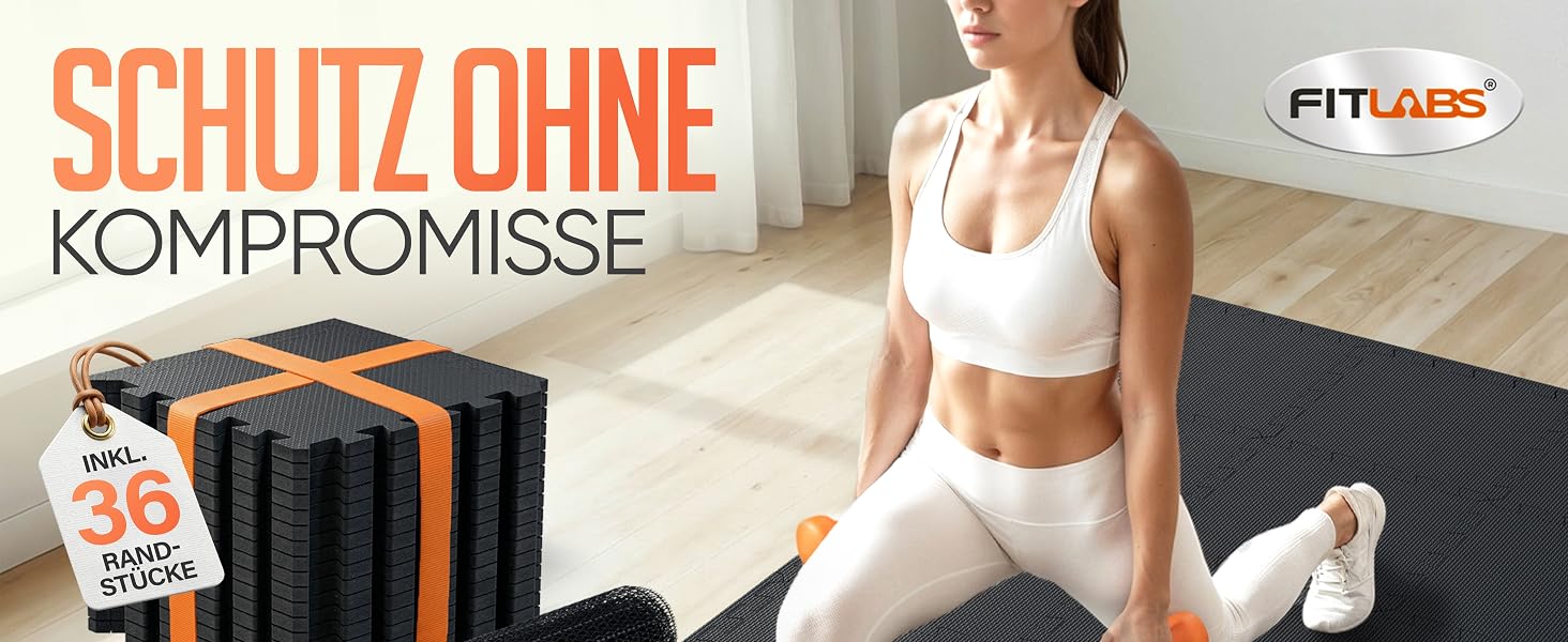Фітнес-килимок Puzzle Anthracite 1.67 м² (18 матів) + Антиковзкий килимок в подарунок | Килимок для спорту, гімнастики, тренувань