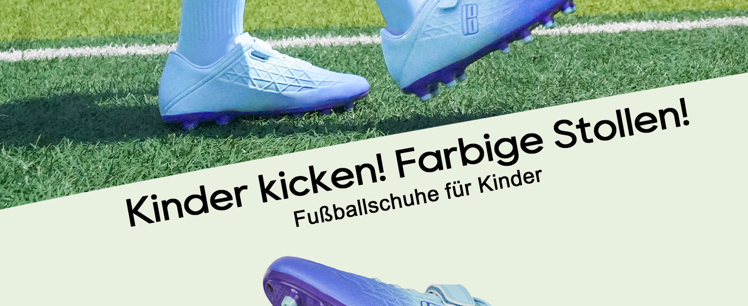 Дитячі футбольні бутси JABASIC для гри на твердих поверхнях, розмір 28 EU, біло-блакитні, з футболковими шкарпетками